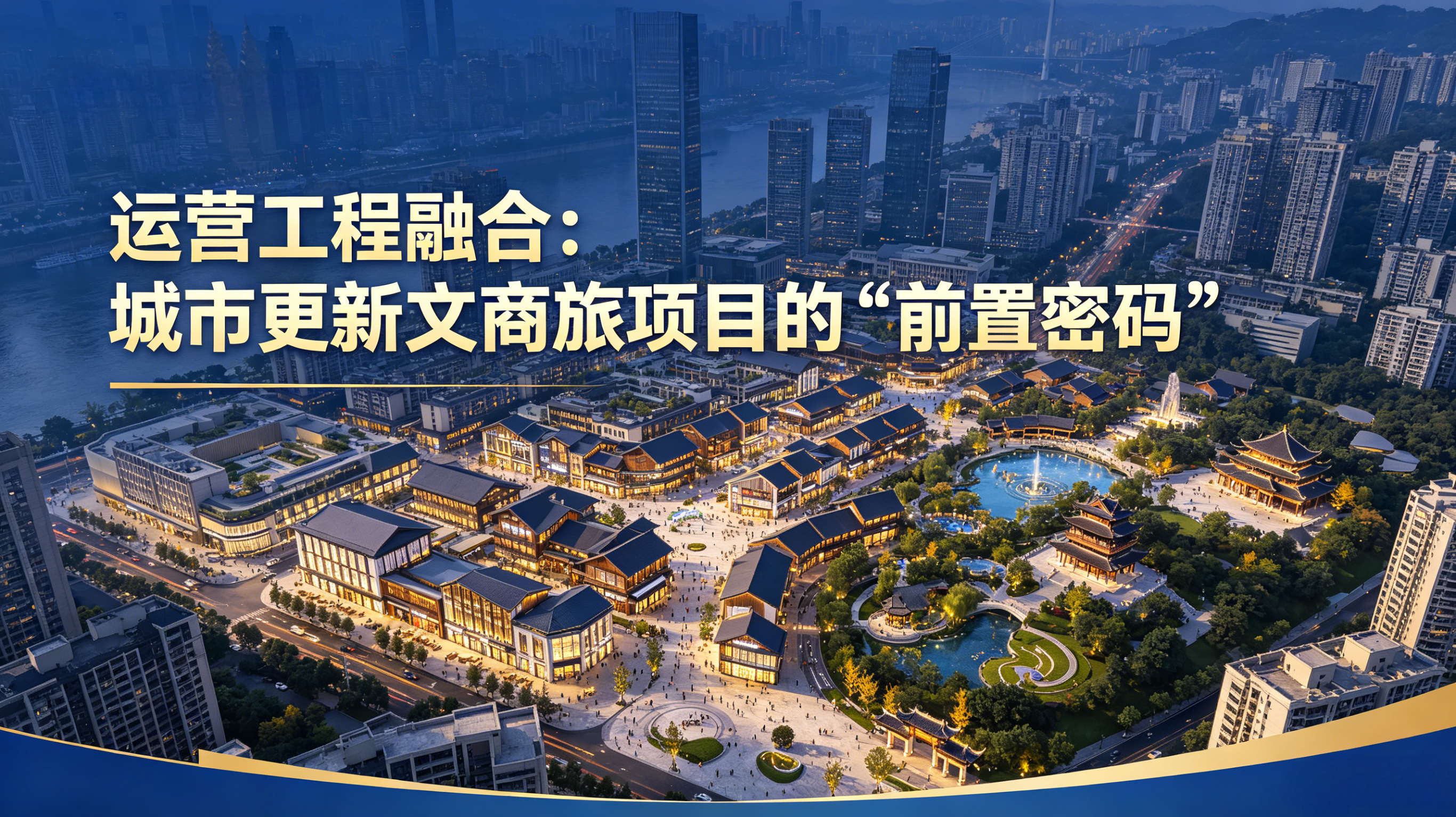 如何将文商旅“运营规范需求”转化为“建筑规范需求”，实现按质按量开街？