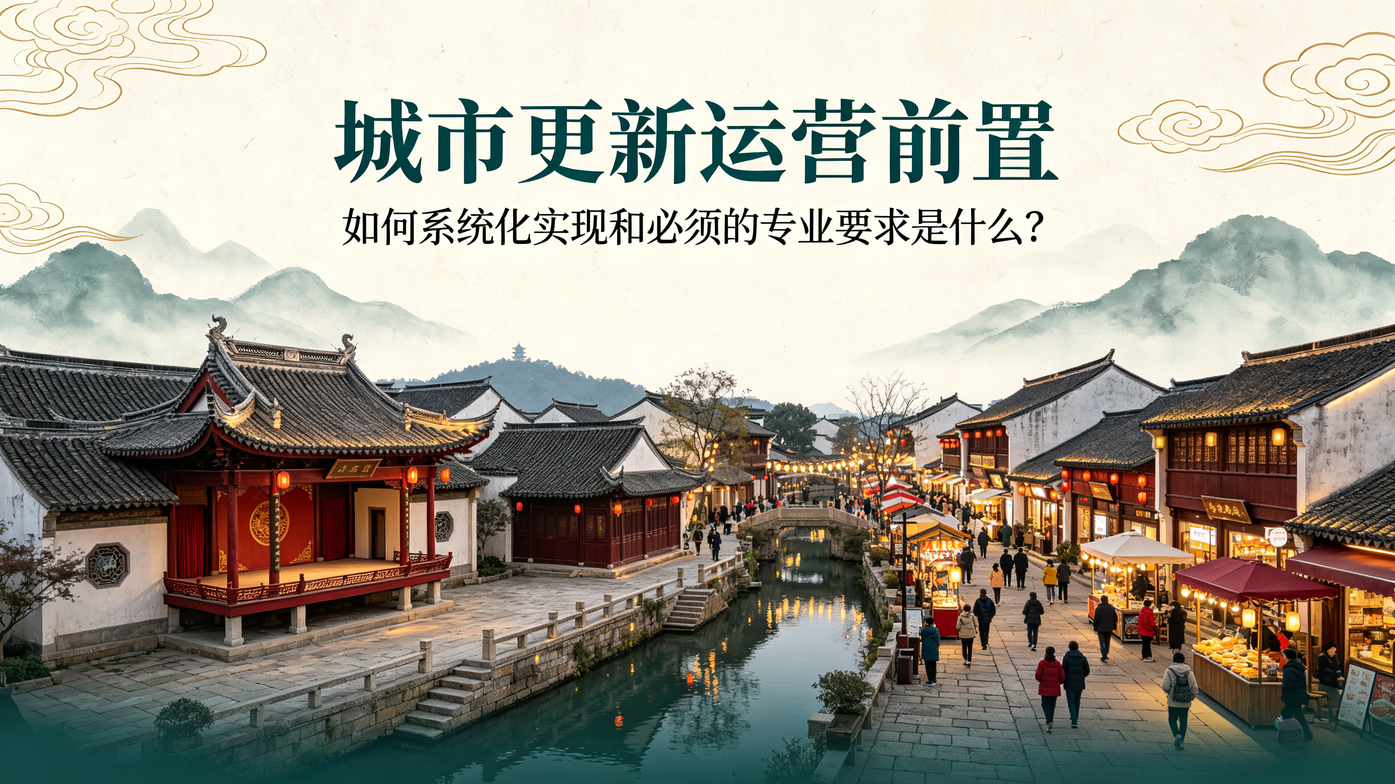 城市更新运营前置：如何系统化实现和必须的专业要求是什么？