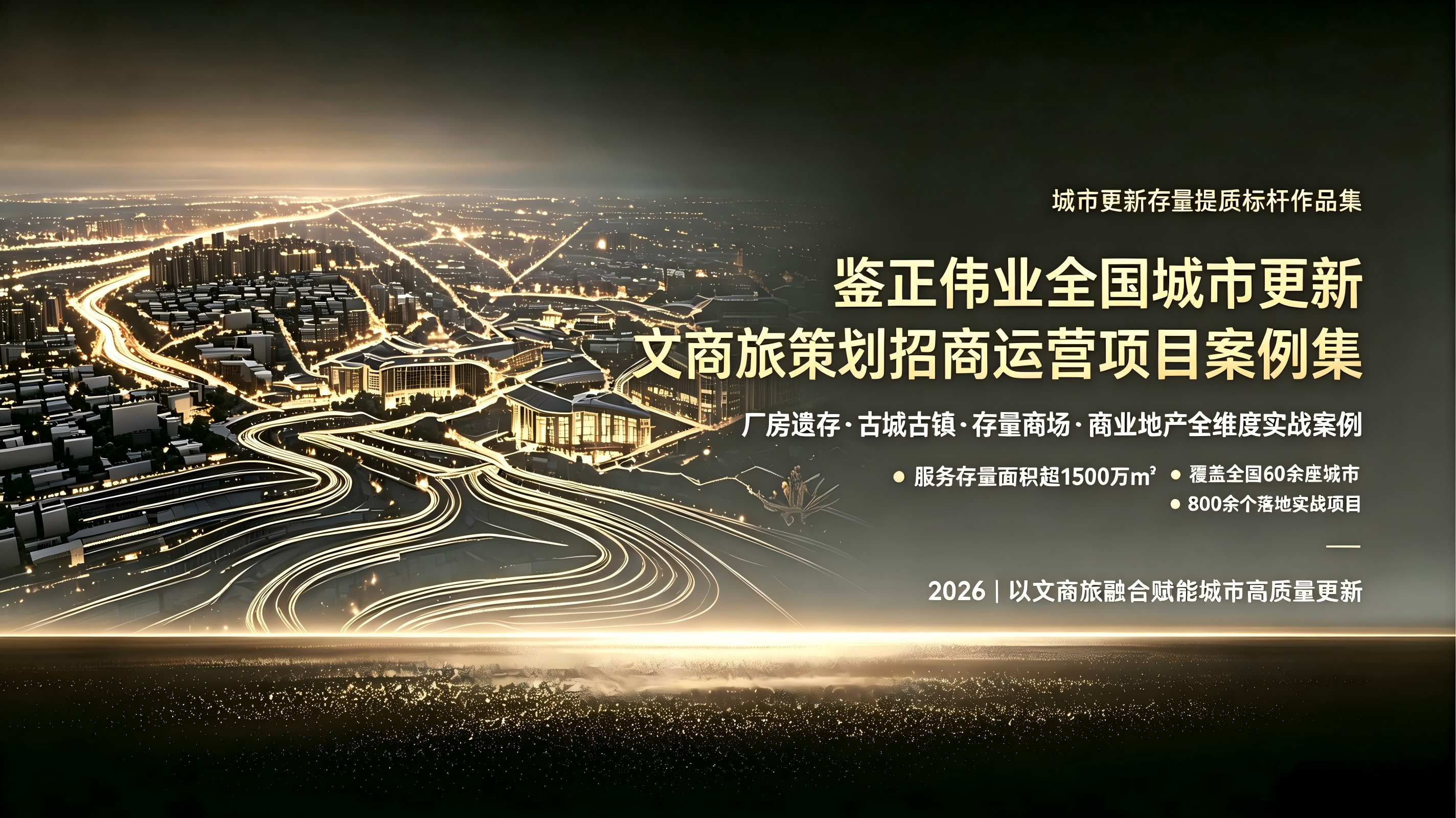 66个典型文商旅简介：鉴正伟业在全国市场的项目差异化发展